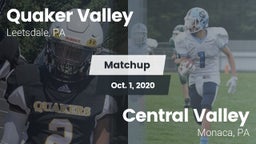 Matchup: Quaker Valley vs. Central Valley  2020