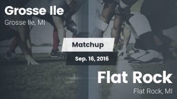 Matchup: Grosse Ile vs. Flat Rock  2016