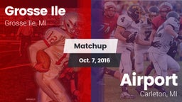 Matchup: Grosse Ile vs. Airport  2016