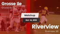 Matchup: Grosse Ile vs. Riverview  2016