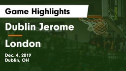 Dublin Jerome  vs London  Game Highlights - Dec. 4, 2019