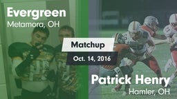 Matchup: Evergreen vs. Patrick Henry  2016
