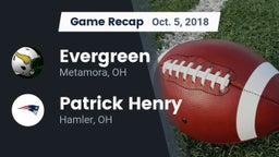 Recap: Evergreen  vs. Patrick Henry  2018