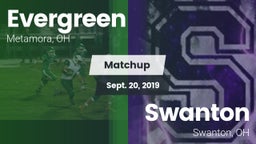 Matchup: Evergreen vs. Swanton  2019