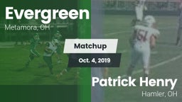 Matchup: Evergreen vs. Patrick Henry  2019