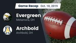 Recap: Evergreen  vs. Archbold  2019