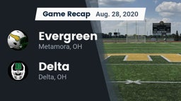 Recap: Evergreen  vs. Delta  2020