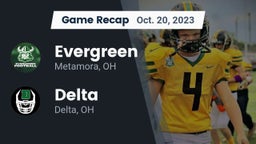Recap: Evergreen  vs. Delta  2023