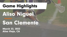 Aliso Niguel  vs San Clemente  Game Highlights - March 22, 2023
