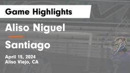 Aliso Niguel  vs Santiago  Game Highlights - April 15, 2024