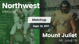 Matchup: Northwest vs. Mount Juliet  2017
