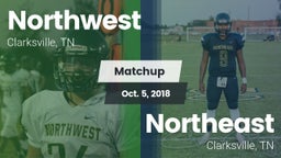 Matchup: Northwest vs. Northeast  2018