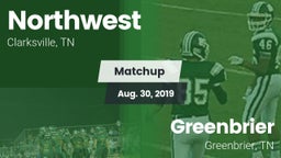 Matchup: Northwest vs. Greenbrier  2019