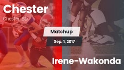 Matchup: Chester vs. Irene-Wakonda 2017