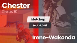 Matchup: Chester vs. Irene-Wakonda 2019