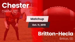 Matchup: Chester vs. Britton-Hecla  2019