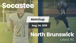 Matchup: Socastee  vs. North Brunswick  2018