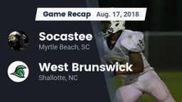 Recap: Socastee  vs. West Brunswick  2018