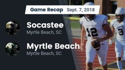 Recap: Socastee  vs. Myrtle Beach  2018