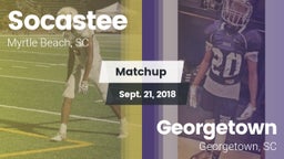 Matchup: Socastee  vs. Georgetown  2018