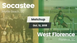 Matchup: Socastee  vs. West Florence  2018