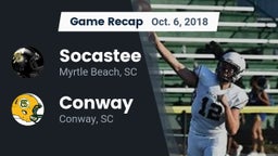 Recap: Socastee  vs. Conway  2018