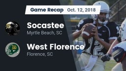 Recap: Socastee  vs. West Florence  2018