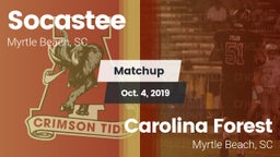 Matchup: Socastee  vs. Carolina Forest  2019