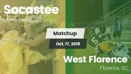Matchup: Socastee  vs. West Florence  2019