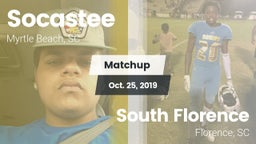 Matchup: Socastee  vs. South Florence  2019