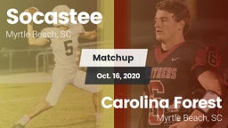 Matchup: Socastee  vs. Carolina Forest  2020