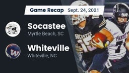 Recap: Socastee  vs. Whiteville  2021