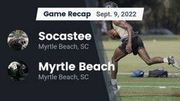 Recap: Socastee  vs. Myrtle Beach  2022