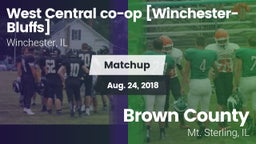 Matchup: West Central co-op [ vs. Brown County  2018