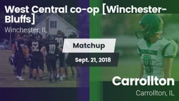 Matchup: West Central co-op [ vs. Carrollton  2018
