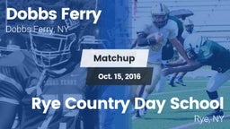 Matchup: Dobbs Ferry vs. Rye Country Day School 2016