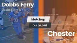 Matchup: Dobbs Ferry vs. Chester  2018