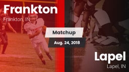 Matchup: Frankton vs. Lapel  2018