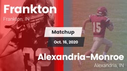 Matchup: Frankton vs. Alexandria-Monroe  2020
