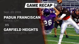 Recap: Padua Franciscan  vs. Garfield Heights  2016