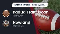 Recap: Padua Franciscan  vs. Howland  2017