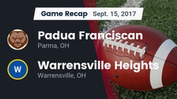 Recap: Padua Franciscan  vs. Warrensville Heights  2017