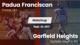Matchup: Padua Franciscan vs. Garfield Heights  2017