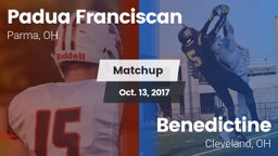 Matchup: Padua Franciscan vs. Benedictine  2017