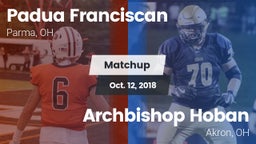 Matchup: Padua Franciscan vs. Archbishop Hoban  2018
