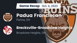 Recap: Padua Franciscan  vs. Brecksville-Broadview Heights  2023