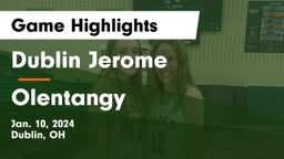 Dublin Jerome  vs Olentangy  Game Highlights - Jan. 10, 2024