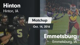 Matchup: Hinton vs. Emmetsburg  2016