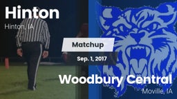 Matchup: Hinton vs. Woodbury Central  2017