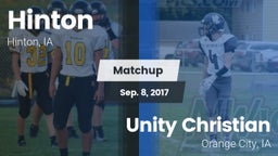Matchup: Hinton vs. Unity Christian  2017